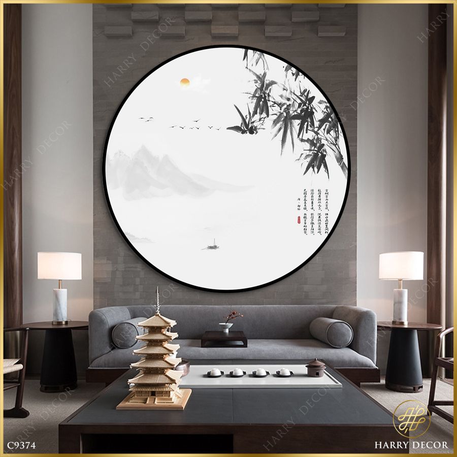  Tranh Tròn Ai Làm Trúc Võ Mai Sầu C9374 