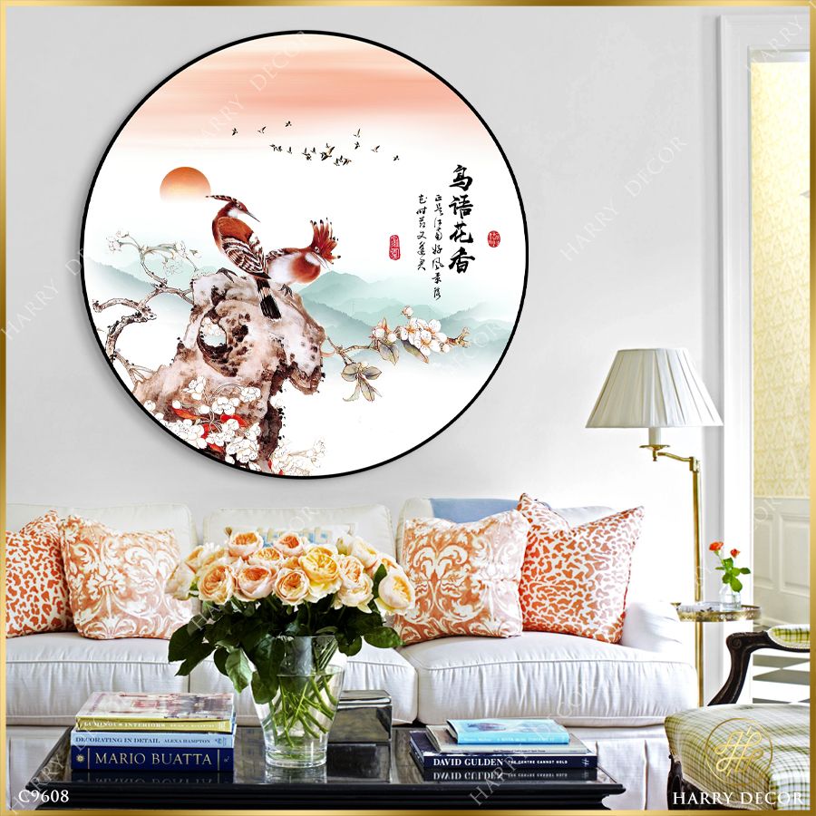  Tranh Tròn Hoa Mận Rạng Rỡ Trên Đỉnh Núi C9608 