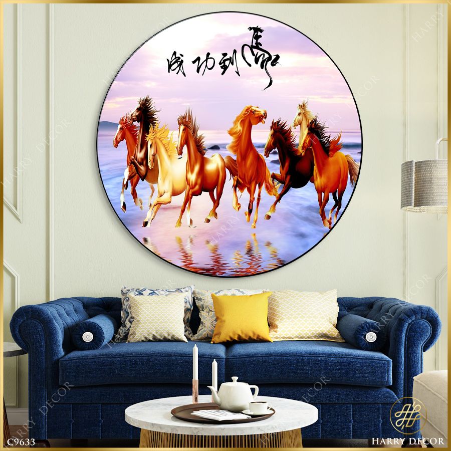  Tranh Tròn Mã Phi Ngàn Dặm Đường Dài 4 C9633 