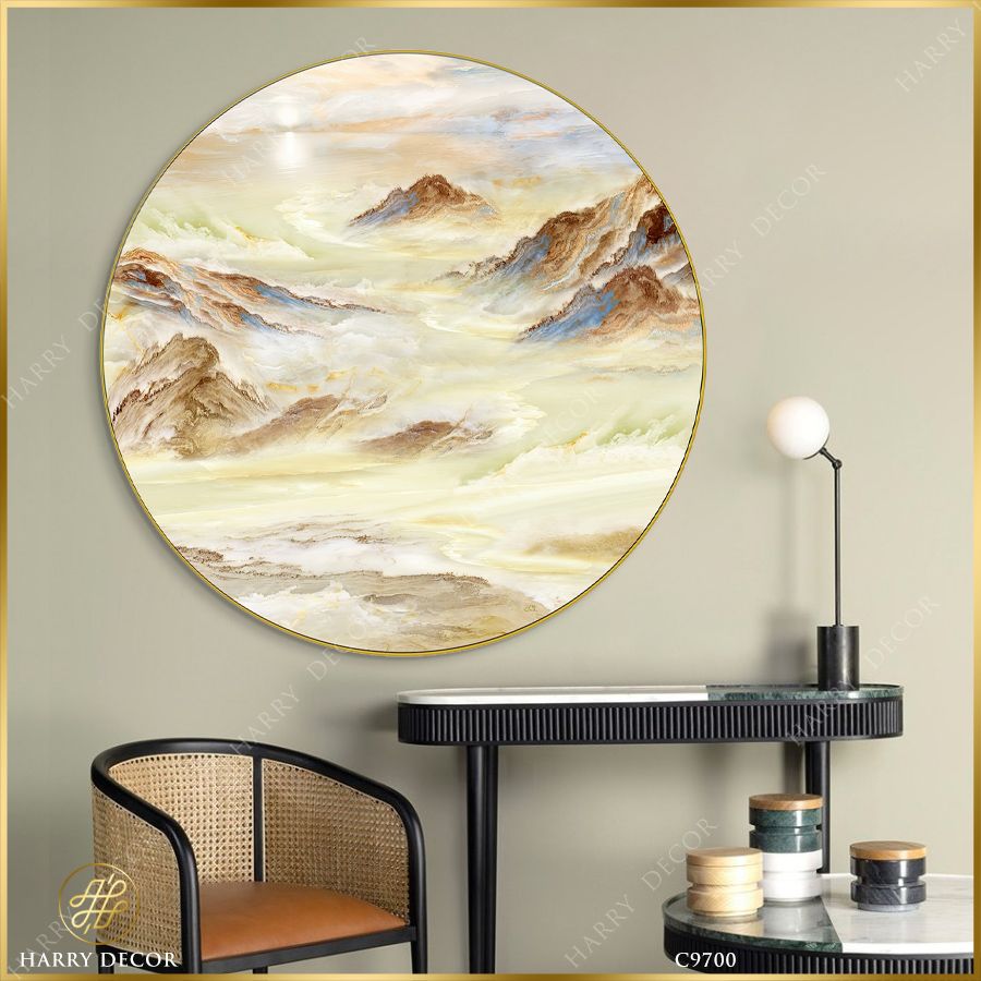  Tranh Tròn Sóng Núi Bạc Đầu 3 C9700 