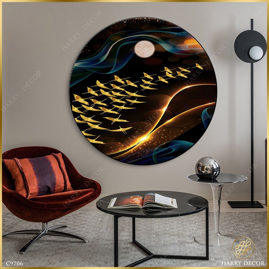  Tranh Tròn Cánh Chim Mỏi Cánh Trong Đêm C9706 