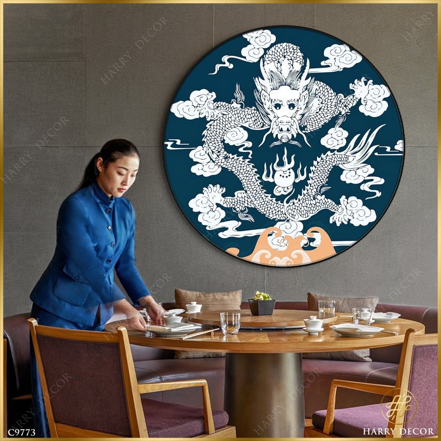  Tranh Tròn Long Vân C9773 