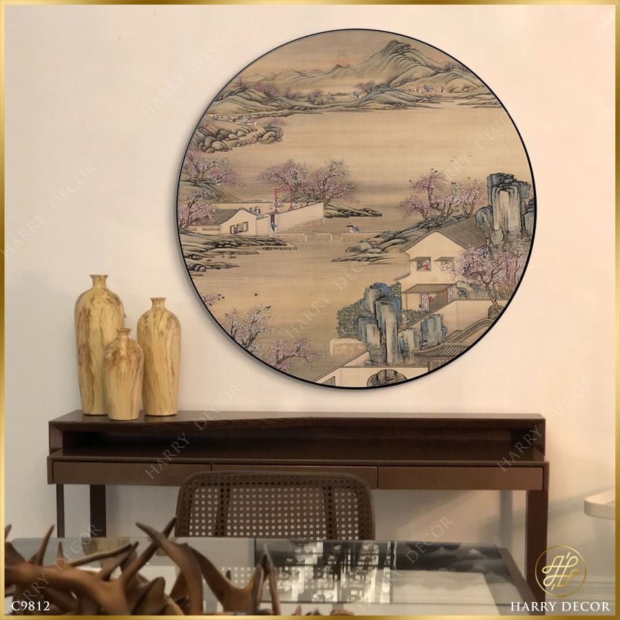  Tranh Tròn Cung Điện Mùa Hè 2 C9812 