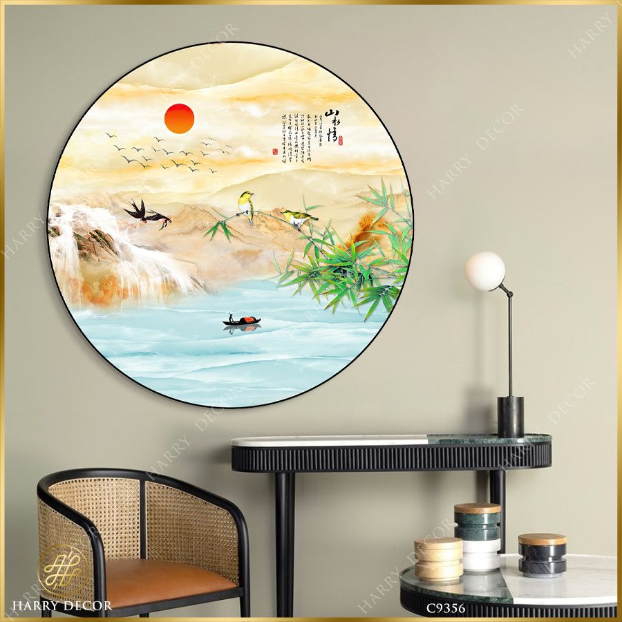  Tranh Tròn Yến Oanh Rừng Núi C9356 