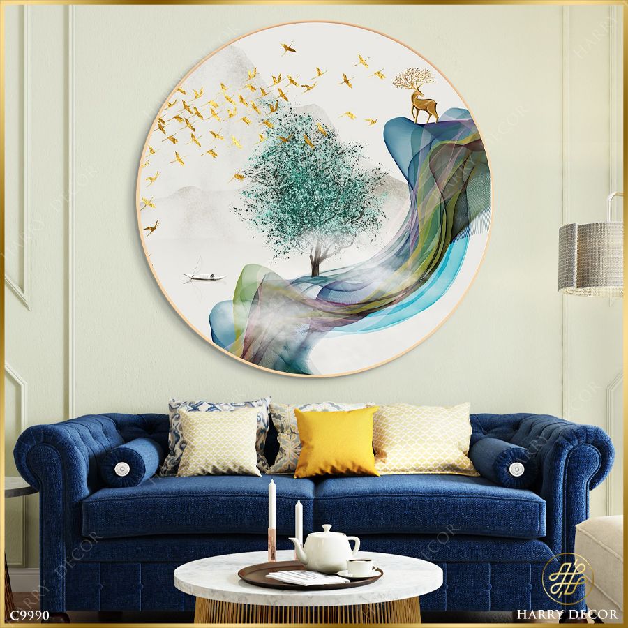  Tranh Tròn Từ Đỉnh Nhìn Chim Về C9990 