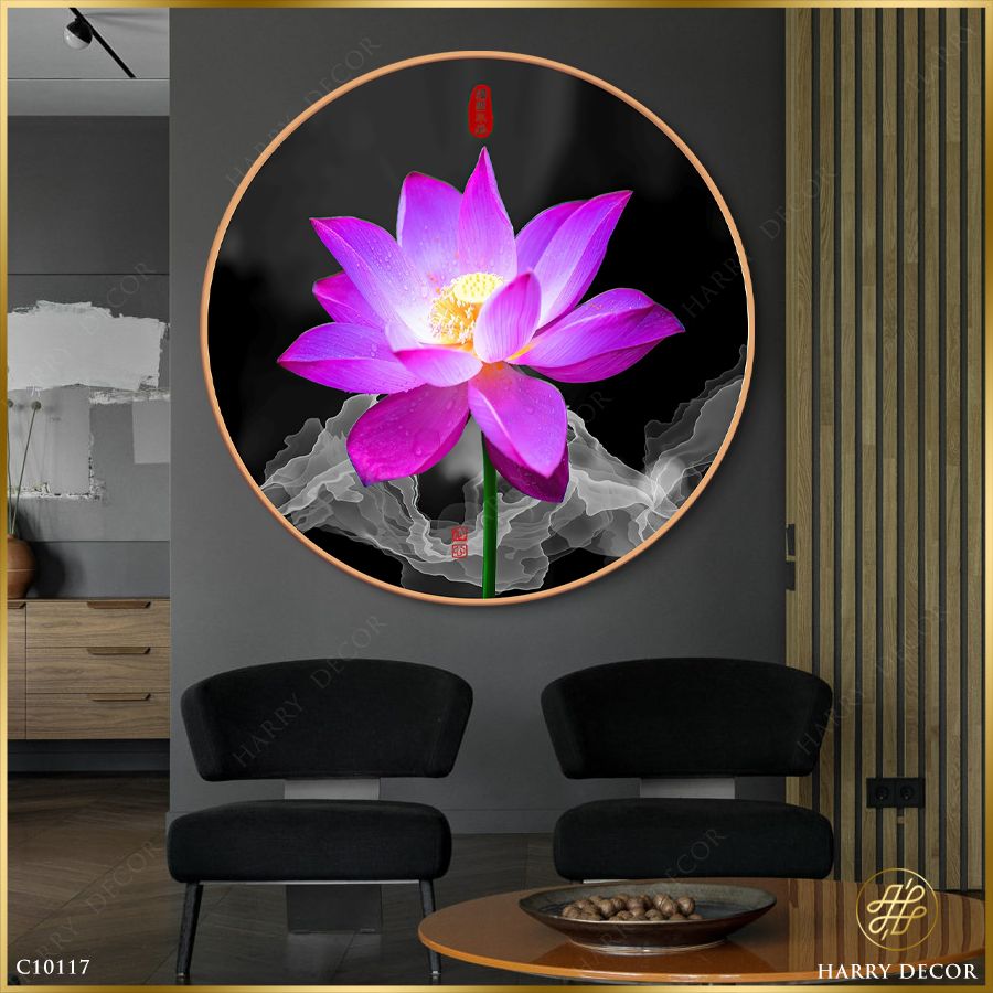  Tranh Tròn Dạ Liên Hoa 1 C10117 