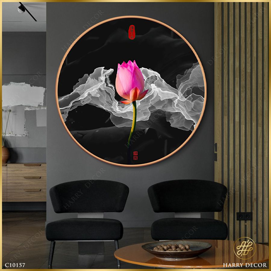  Tranh Tròn Dạ Liên Hoa 2 C10117 