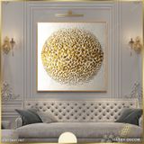  Tranh Vuông Abstract Golden Global CD7TAO11467 