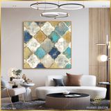  Tranh Vuông Họa Tiết Gam Màu Cổ Điển 1 CD7TAO11404 