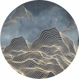 Tranh Tròn Núi Sương Đêm CD7TAO11422 