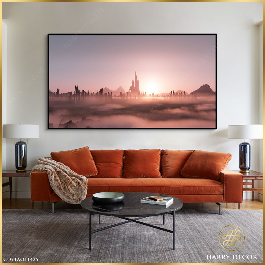  Tranh City & Mountain CD7TAO11425 