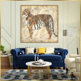  Tranh Vuông Hổ Hoa Vằn CD7TAO11430 