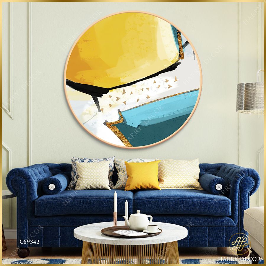  Tranh Tròn Đàn Chim Rủ Nhau Qua Khe Núi CS9342 