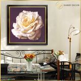  Tranh Vuông Tĩnh Vật Đóa Hồng Nở 8 CSD7TAO11498 