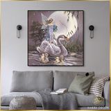  Tranh Vuông Swan & Fairy Girl CSD7TAO11563 