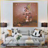  Tranh Vuông Fairy & Mushrooms CSD7TAO11607 