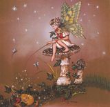  Tranh Vuông Fairy & Mushrooms CSD7TAO11607 