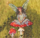  Tranh Vuông Fairy On Mushroom CSD7TAO11571 