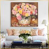  Tranh Tĩnh Vật Cánh Hoa Trên Mặt Bàn CSD7TAO11573 