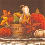  Tranh Vuông Tĩnh Vật Bí Ngô Và Cành Hoa 3 CSD7TAO11582 