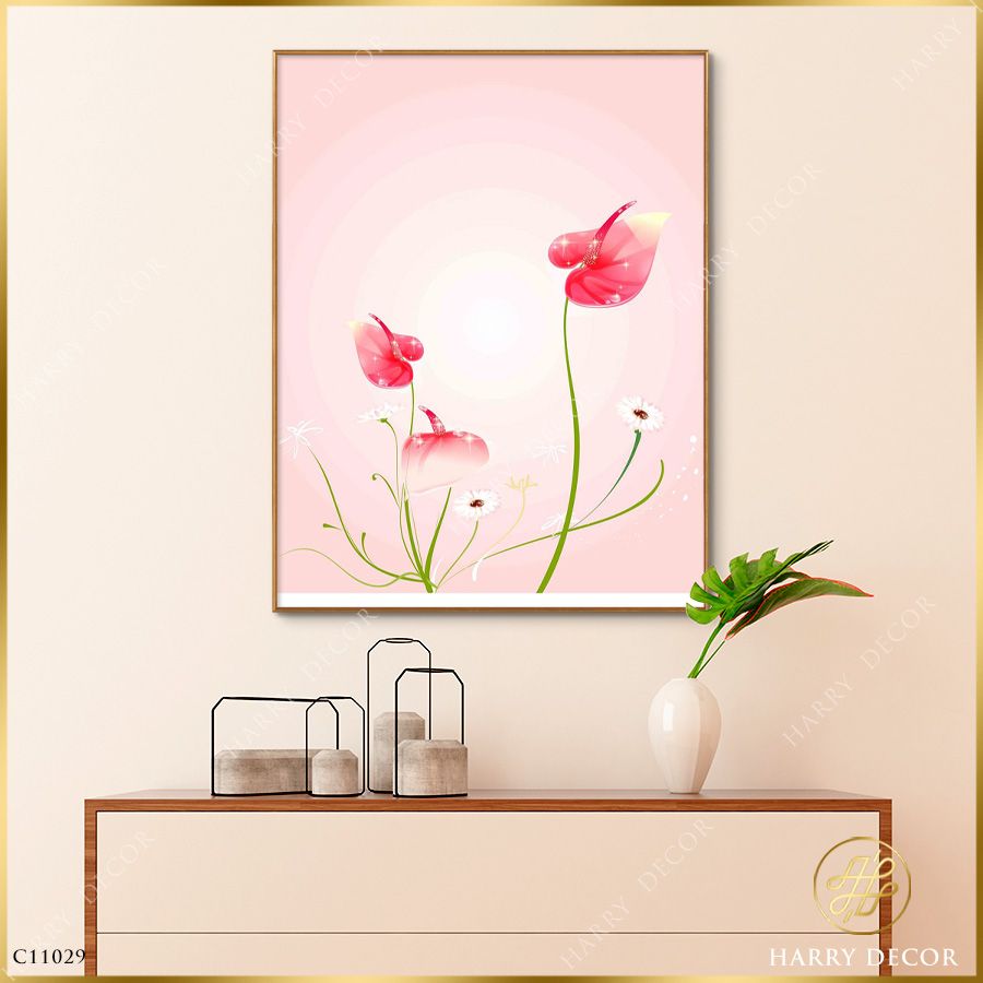  Tranh Hồng Môn Mềm Mại C11029 
