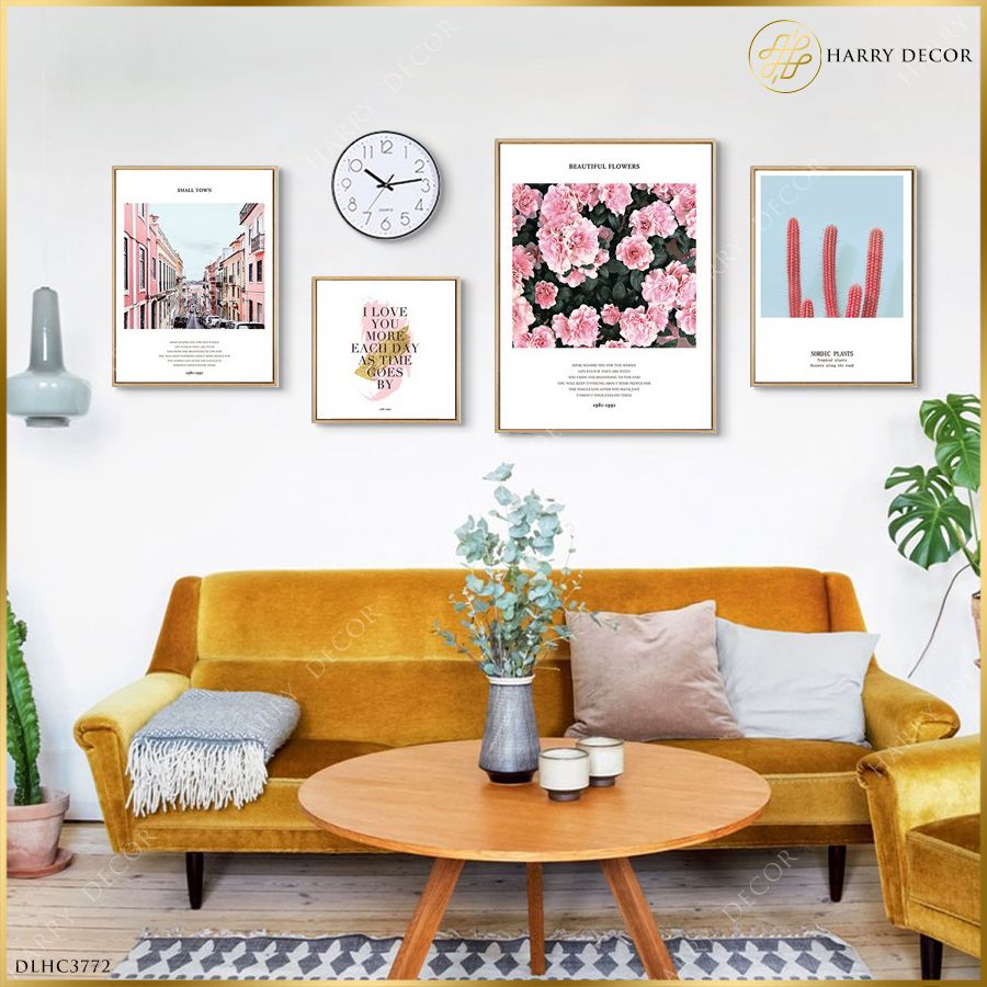  Bộ 4 Tranh I Love You More Each Day DLHC3772 