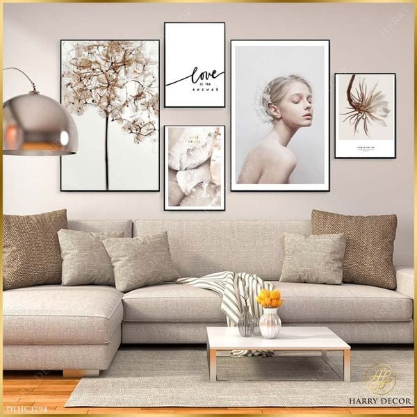  Bộ 5 Tranh Love Is The Answer DLHC3794 