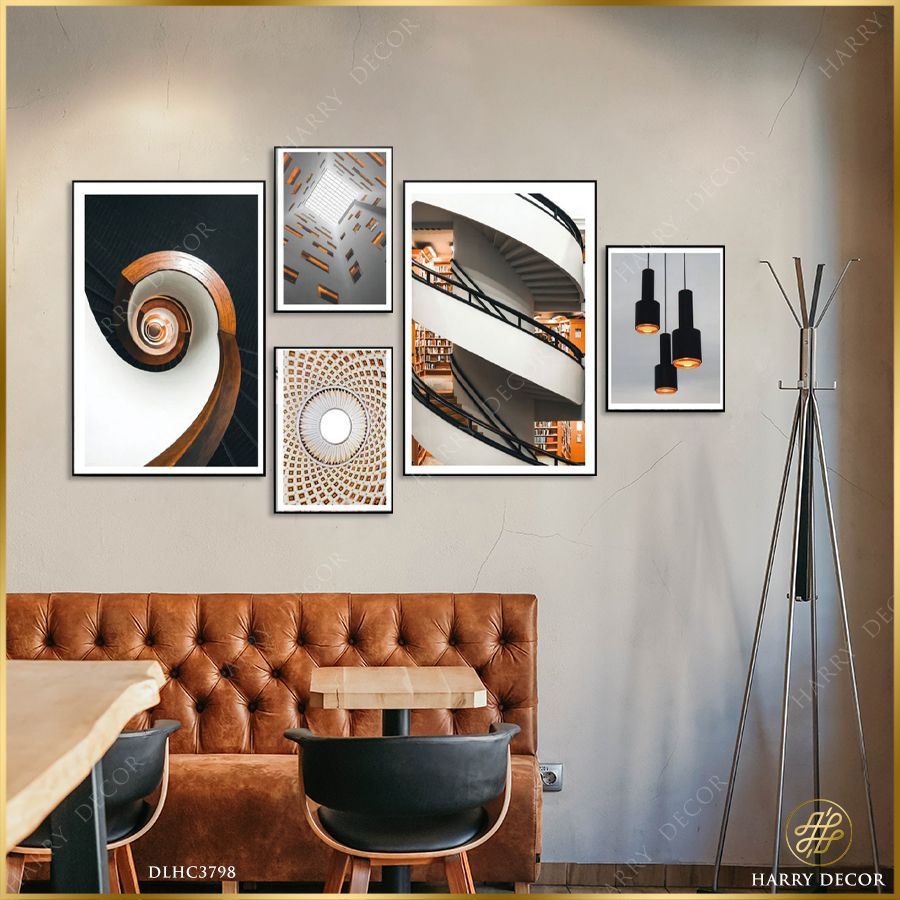  Bộ 5 Tranh Architecture 1 DLHC3798 