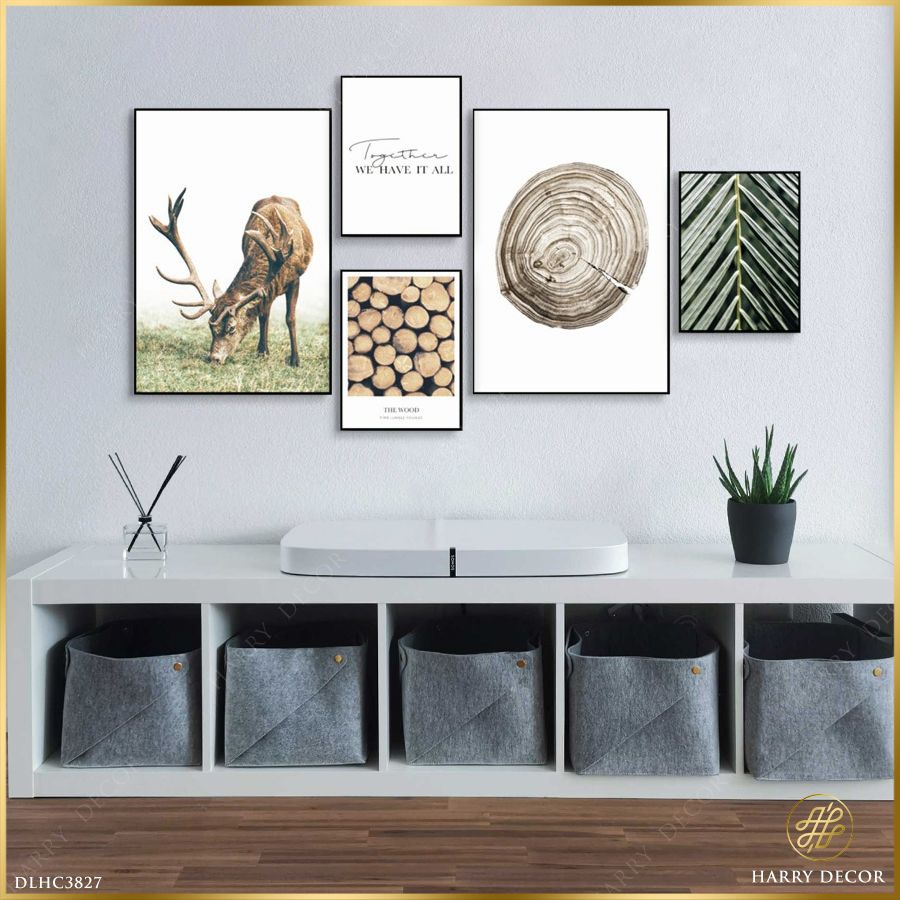  Bộ 5 Tranh Together We Have It All DLHC3827 