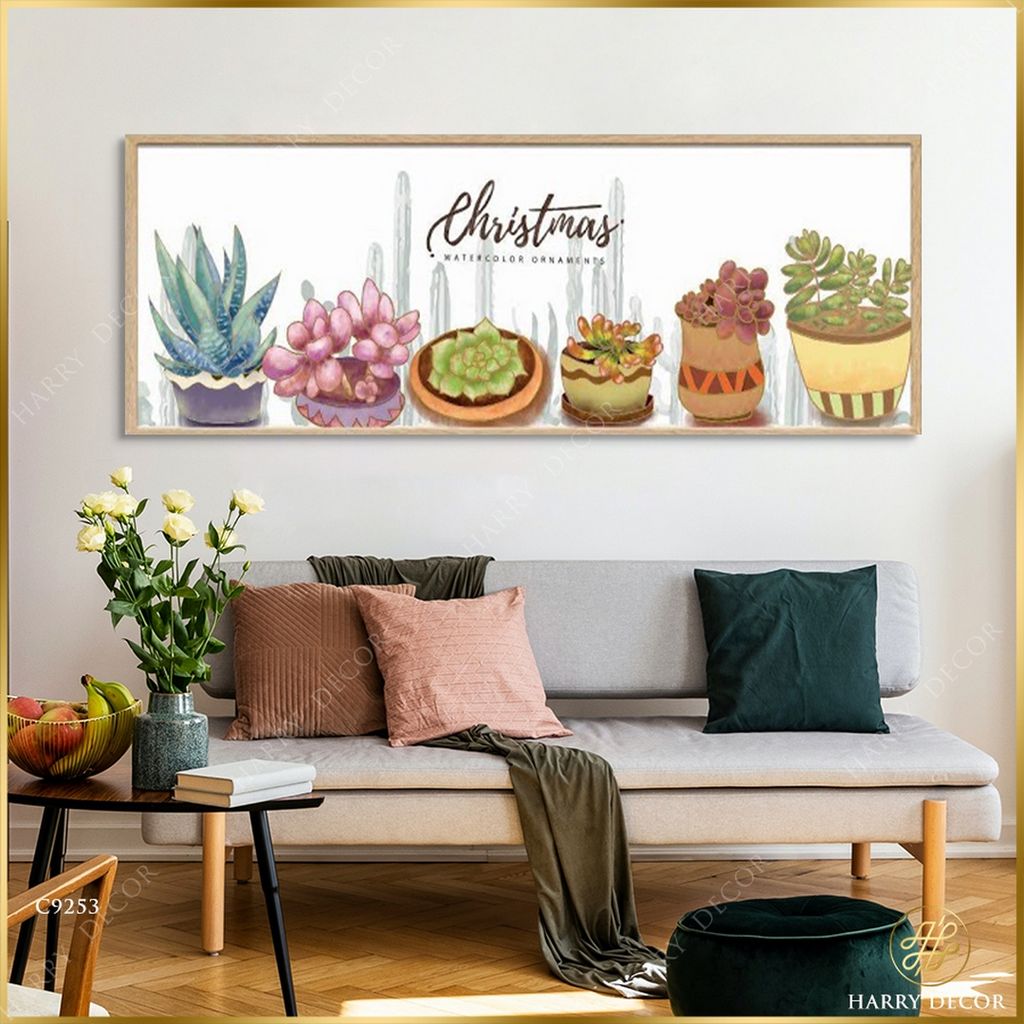  Tranh Những Chậu Cây Xương Rồng C9253 