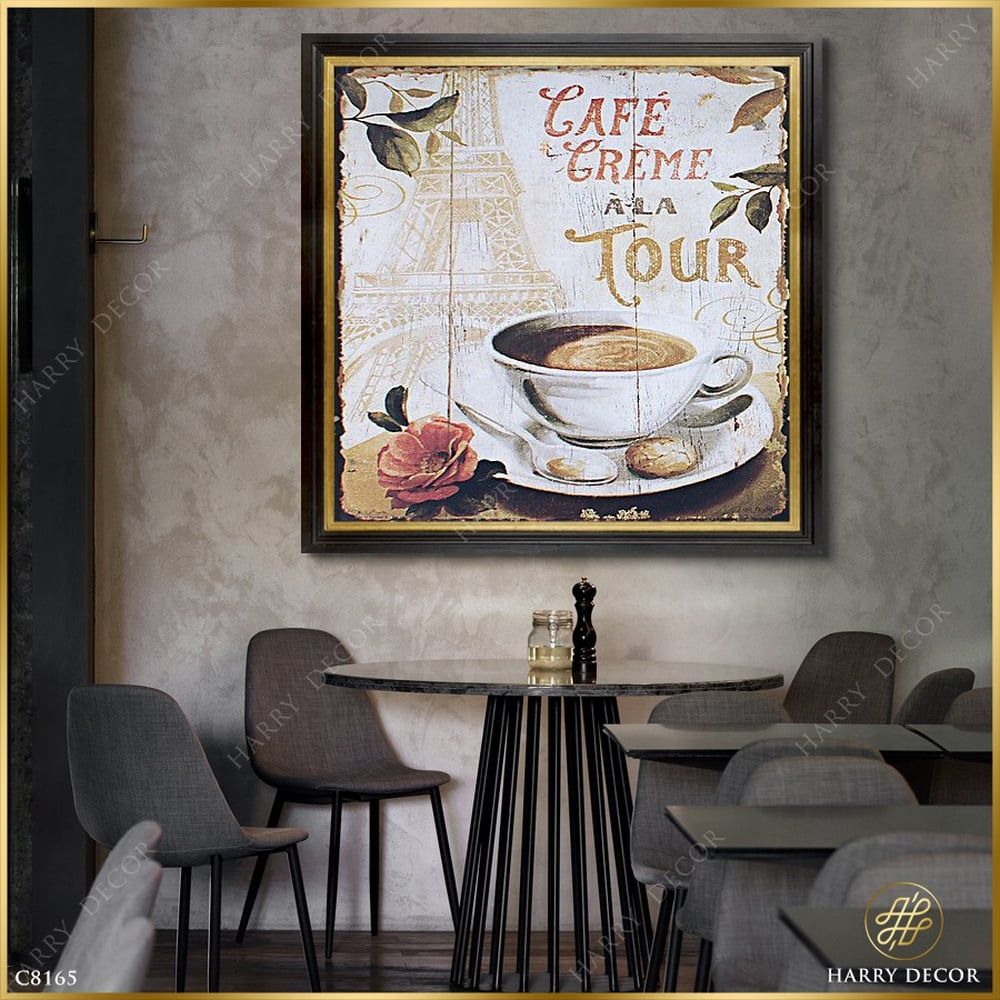  Tranh Vuông Café Crème À La Jour C8165 