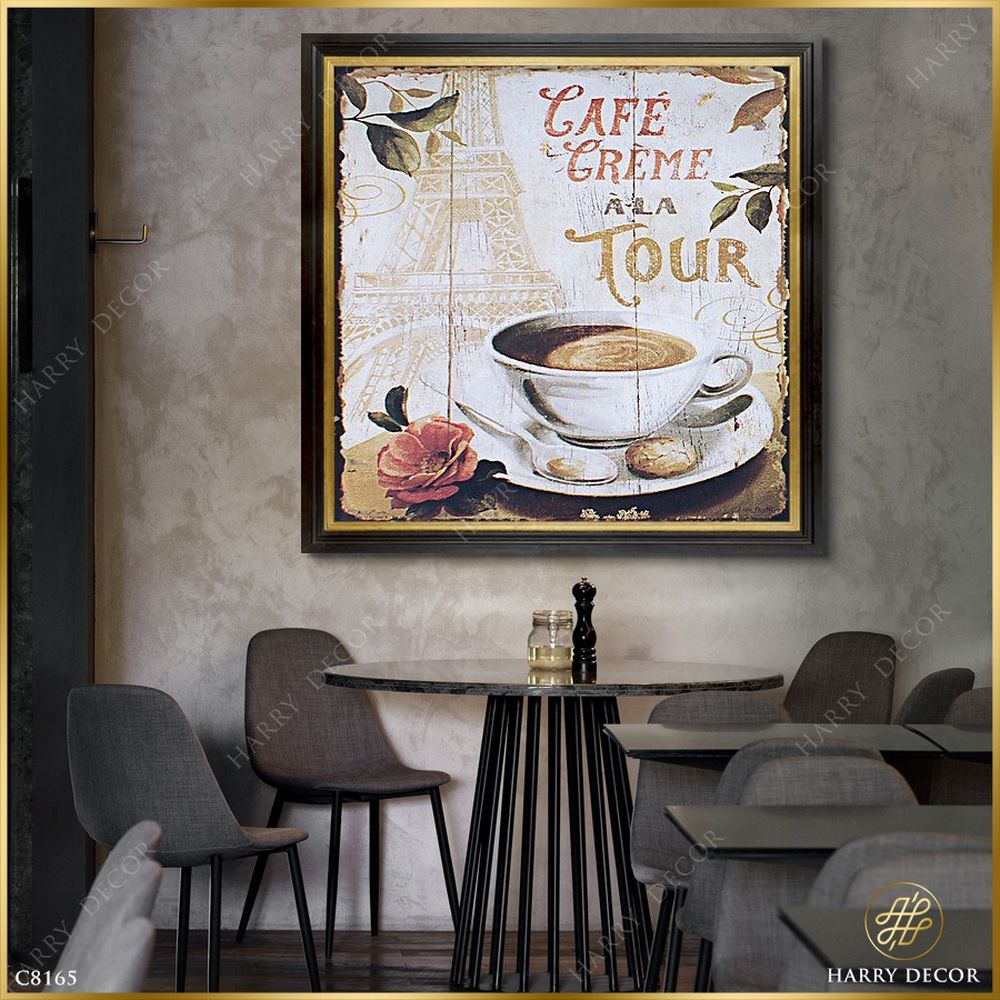  Tranh Vuông Café Crème À La Jour C8165 