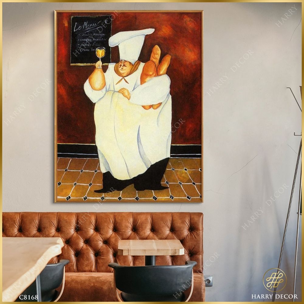  Tranh Chú Ông Bánh Mì C8168 