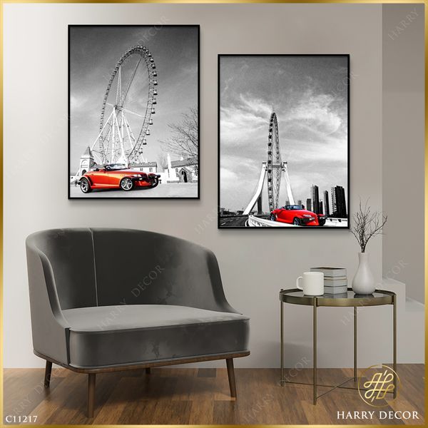  Bộ 2 Tranh London Eye C11217 