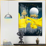  Tranh Nhà Hươu Đi Bộ Trên Dãi Núi COPV279513320 