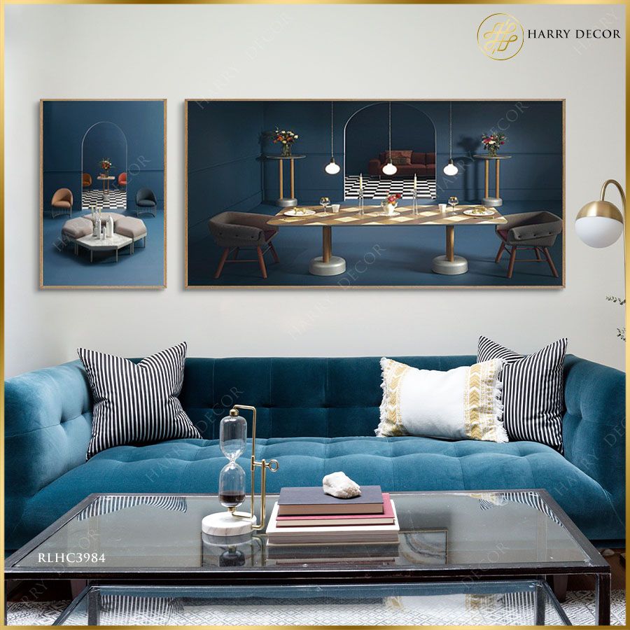  Bộ 2 Tranh Bàn Ăn RLHC3984 