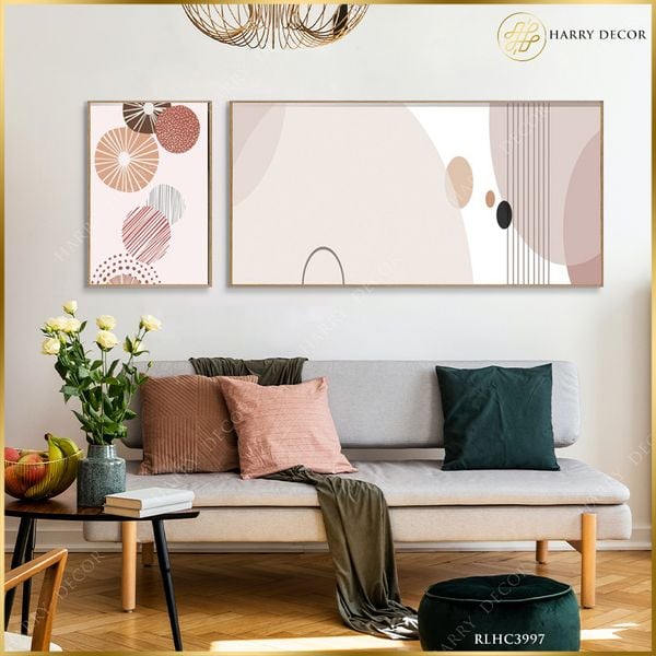  Bộ 2 Tranh Cánh Hoa Khô RLHC3997 