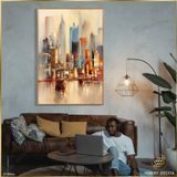  Tranh Abstract Color City S10866 