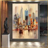  Tranh Abstract Color City S10866 
