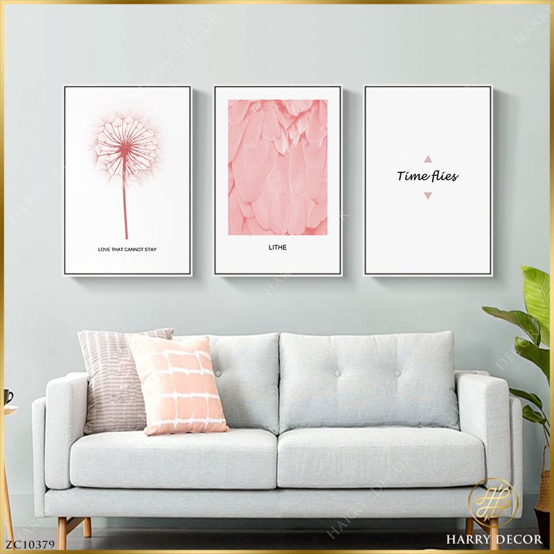  Bộ 3 Tranh Love That Cannot Stay ZC10379 