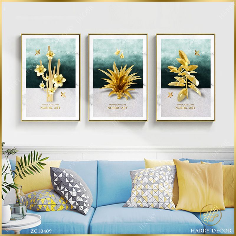  Bộ 3 Tranh Noric Art Of Plant ZC10409 