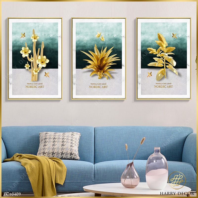  Bộ 3 Tranh Noric Art Of Plant ZC10409 