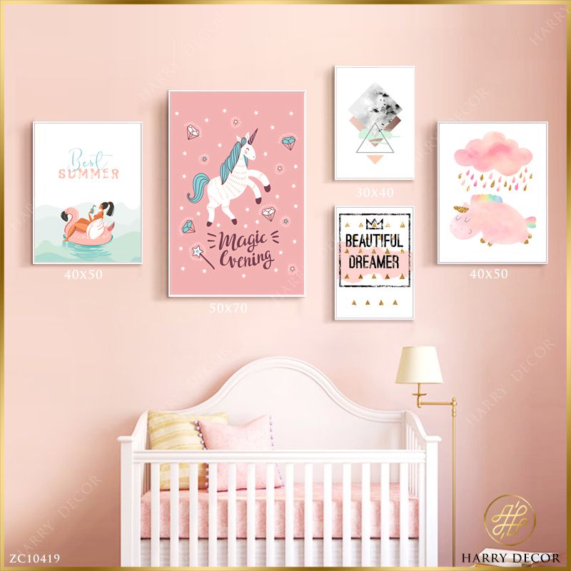 Bộ 5 Tranh Beautiful Dreamer ZC10419 
