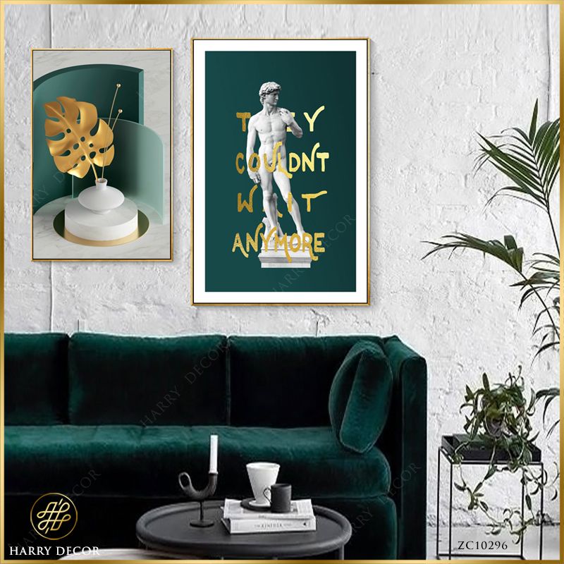  Bộ 2 Tranh Phục Hưng Và Lá Vàng ZC10287 