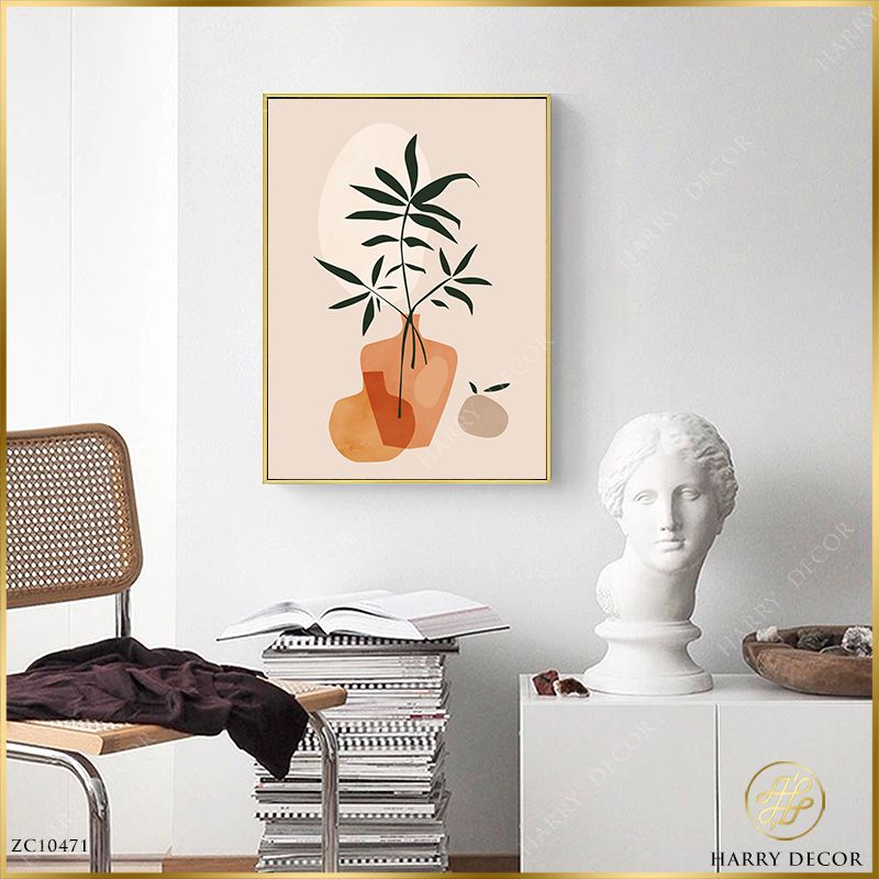  Tranh Minimalism Cành Cây Trong Lọ ZC10471 
