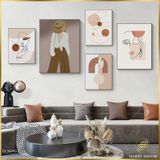  Bộ 5 Tranh Minimalism Make Up ZC10490 