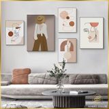  Bộ 5 Tranh Minimalism Make Up ZC10490 