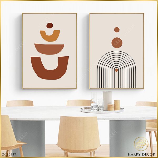  Bộ 2 Tranh Abstract Cổng Trời ZC10537 
