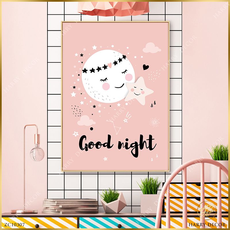  Tranh Mặt Trăng Chúc Ngủ Ngon ZC10307 