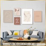  Bộ 5 Tranh Minimalism Glow With Grace ZC10586 